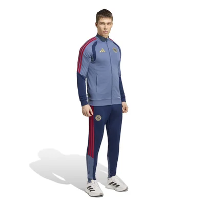Bayern Munchen trainingspak full-zip 2026/2027 donkerblauw rood goud